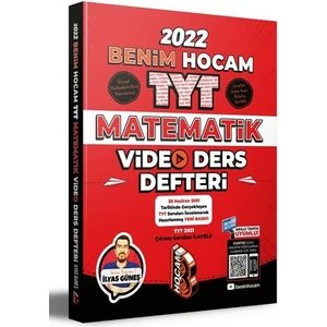 Benim Hocam Yayınları  TYT 2022 Matematik Video Ders Defteri