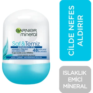 Mineral Saf ve Temiz Roll-On Deodorant