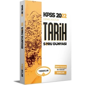 Yediiklim Yayınları KPSS 2022 Genel Kültür Tarih Soru Dünyası
