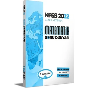 Yediiklim Yayınları KPSS 2022 Genel Yetenek Matematik Soru Dünyası