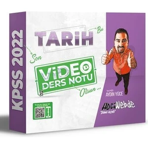 Hocawebde Yayınları KPSS 2022 Tarih Video Ders Notu