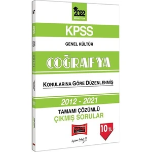 Yargı Yayınevi KPSS 2022 Genel Kültür  Coğrafya Tamamı Çözümlü Çıkmış Sorular