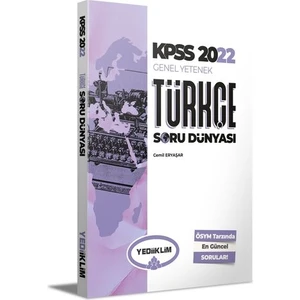 Yediiklim Yayınları KPSS 2022 Genel Yetenek Türkçe Soru Dünyası