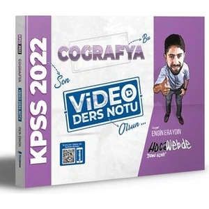 Hocawebde Yayınları KPSS 2022 Coğrafya Video Ders Notu