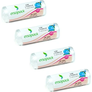 Evsel 40 x 50 cm Çöp Torbası Mini Boy Çöp Poşeti 40 x 4'lü