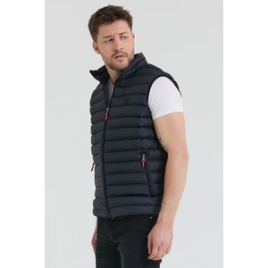 Erkek Slim Fit Şişme Yelek Lacivert - 305DNGR