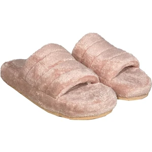 Peluş A26 Kadın Peluşlu Kışlık Burnu Açık Ev Terliği