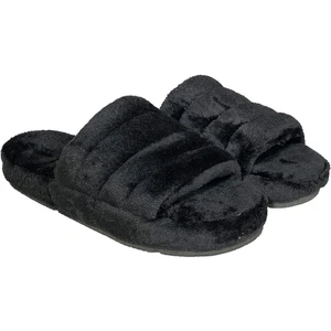 Peluş A26 Kadın Peluşlu Kışlık Burnu Açık Ev Terliği