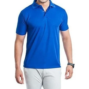 Orange Safety Mervem T-Shirt Polo Yaka Kısakol %100 Pamuk Cepli Sax Mavi