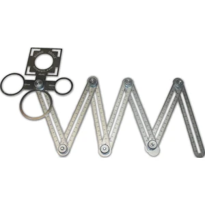 Tools Çok Fonksiyonlu Delik Şablon Cetveli 127 Cm.