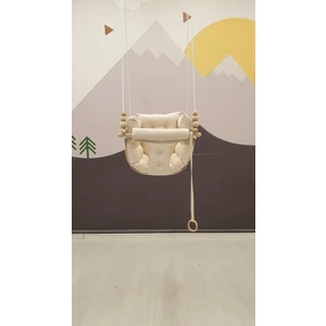 Özlem Eylem Kurt Astariaart Krem Puffy Swing Salıncak