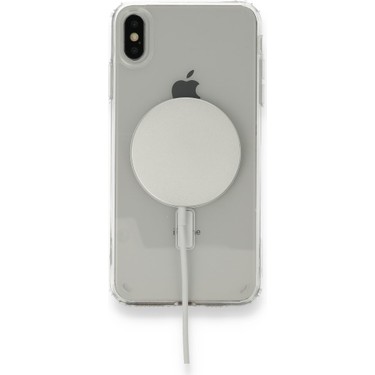 Smody iPhone Xs Kılıf Kablosuz Şajlı Şeffaf Silikon Magsafe Fiyatı