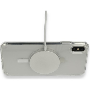 Smody iPhone Xs Kılıf Kablosuz Şajlı Şeffaf Silikon Magsafe Fiyatı