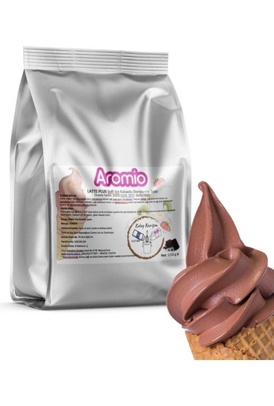 Aromio Latte Plus Kakaolu Dondurma Tozu 1250 gr