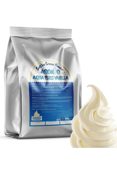 Aromio Aqua Plus Vanilyalı Soft Dondurma Tozu 1100 gr