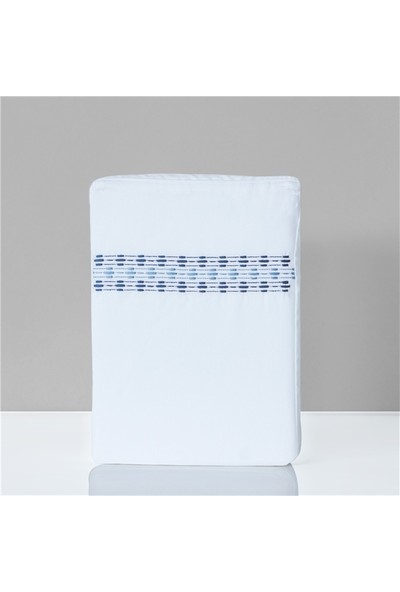Chakra Alvia Çift Kişilik Nevresim Seti 200X220 cm Beyaz