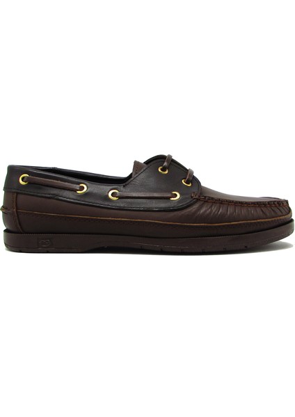 CB10101 Kahverengi / Siyah Erkek Bağlı Timberland Ayakkabı