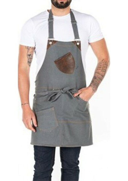 Askılı Mutfak Önlüğü Master Chef Cafe Şef Garson Aşçı Kuaför Sanat Barista Önlük