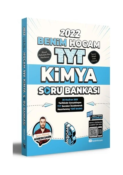 Benim Hocam Yayınları  TYT 2022 Kimya Soru Bankası