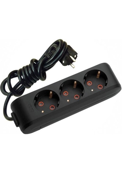 Üçlü Siyah Topraklı Grup Priz 5 M