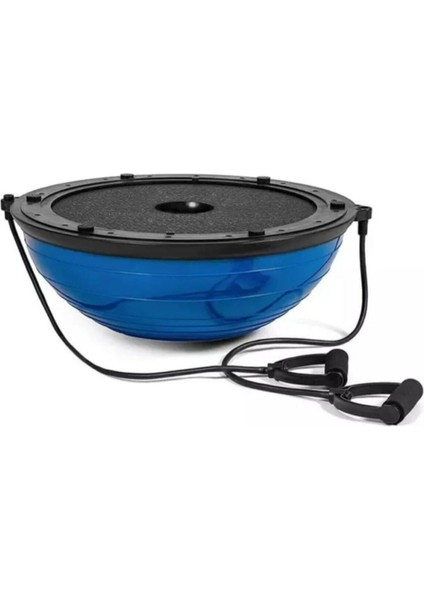 Ithal Bosu Ball Denge Mavi Yarım Pilates Fitness ve Yoga Topu + Pompa Hediyeli modelleri