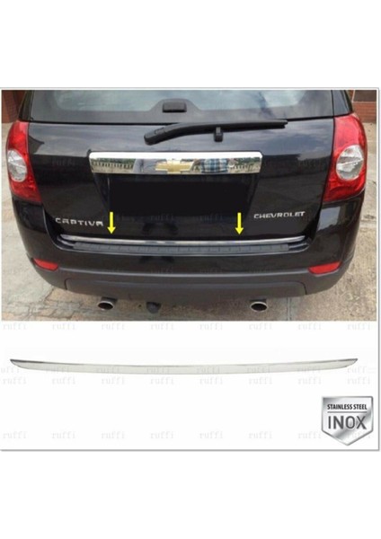 Chevrolet Captiva Krom Alt Bagaj Çıtası 2007 Üzeri P. Çelik