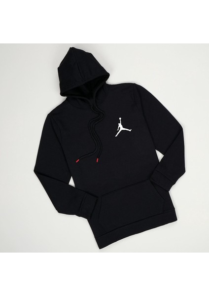 Kapşonlu Siyah Jordan Sweat