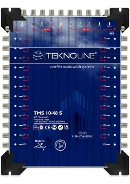 10X48 SONLU MULTISWITCH UYDU DAĞITIM SANTRALI