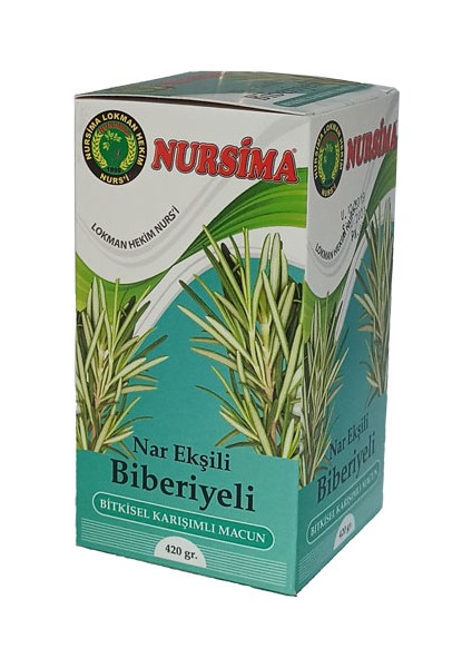 Nar Ekşili Biberiyeli Bitkisel Karışımlı Macun 420 gr