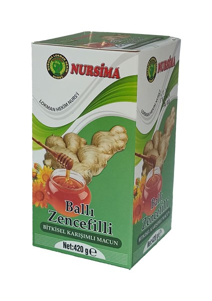 Ballı Zencefilli Bitkisel Karışımlı Macun 420 gr