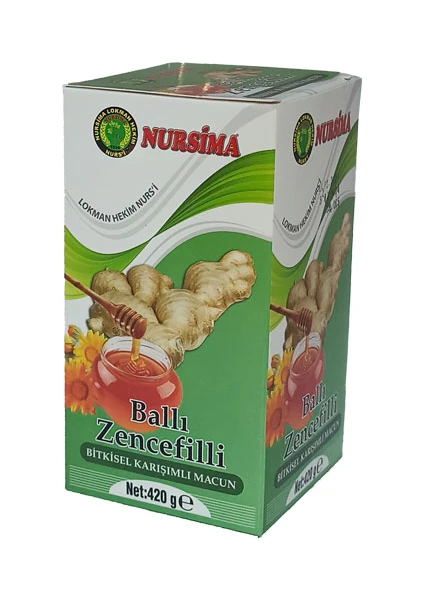 Ballı Zencefilli Bitkisel Karışımlı Macun 420 gr