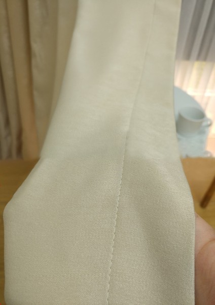 Bej Düz Renk Pileli Soft Fon Perde, 1/2 Seyrek Pile, Tek Kanat 70 x 250 cm indirimleri