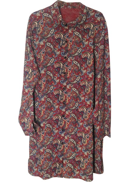 Lerzan Kırmızı Büyük Beden Gömlek