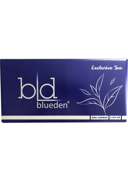 Blueden Exclusive Çay 3 kg - 100 Adet x 30 gramlık Demlik Poşet Çay