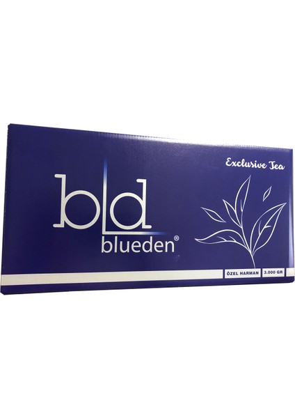 Blueden Exclusive Çay 3 kg - 100 Adet x 30 gramlık Demlik Poşet Çay