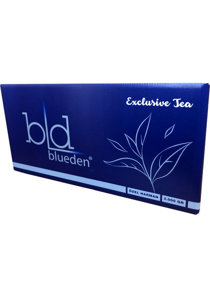 Blueden Exclusive Çay 3 kg - 100 Adet x 30 gramlık Demlik Poşet Çay