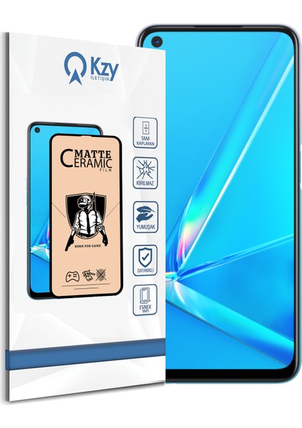 Oppo A72 Tam Kaplayan Mat Seramik Nano Esnek Ekran Koruyucu Cam fiyatları