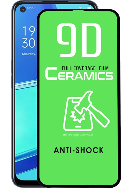 Oppo A52 Tam Kaplayan Seramik Nano Esnek Ekran Koruyucu Cam