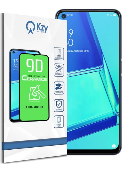 Oppo A52 Tam Kaplayan Seramik Nano Esnek Ekran Koruyucu Cam fiyatları
