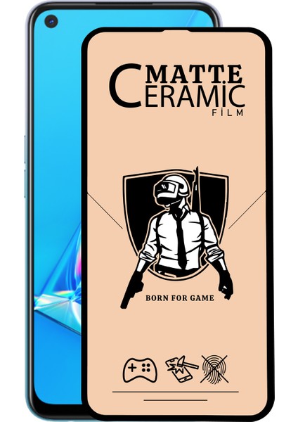 Oppo A72 Tam Kaplayan Mat Seramik Nano Esnek Ekran Koruyucu Cam