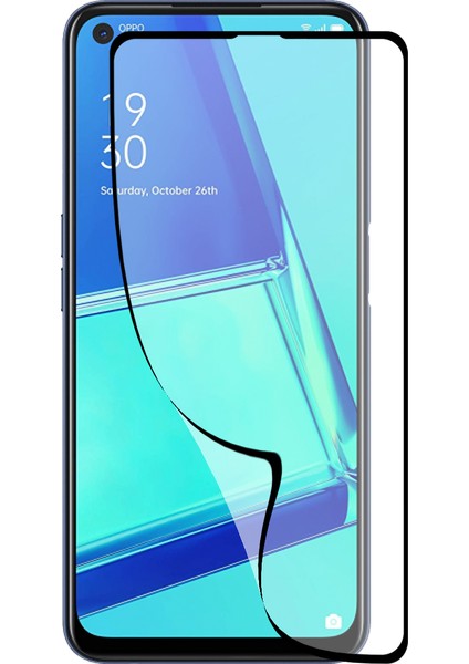 Oppo A72 Tam Kaplayan Fiber Nano Ekran Koruyucu Cam