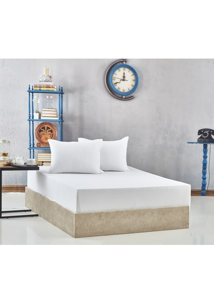 Çift Kişilik Penye Lastikli Çarşaf Seti 150 x 200