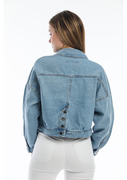 Bayan Yeni Model Kot Ceket 44656