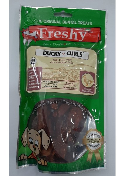 Ducky Curls Doğal Ördek Etinden Burgu Ödül