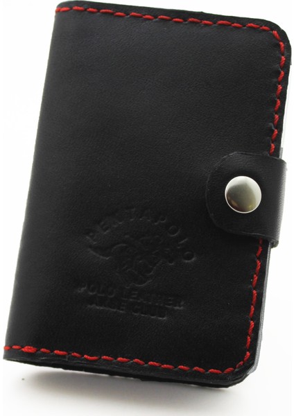 Hakiki Deri El Yapımı Şeffaf Gözlü Kartlık Cüzdan fiyatları