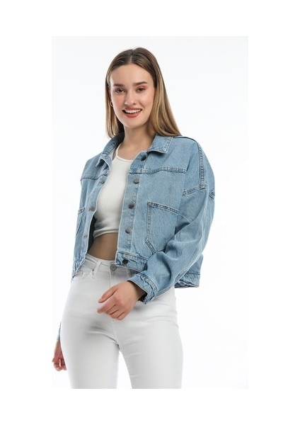 Bayan Yeni Model Kot Ceket 44656