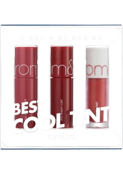 Rom&nd Best Tint Edition Cooltone Pick - Soğuk Tonlar Mini Ruj Seti