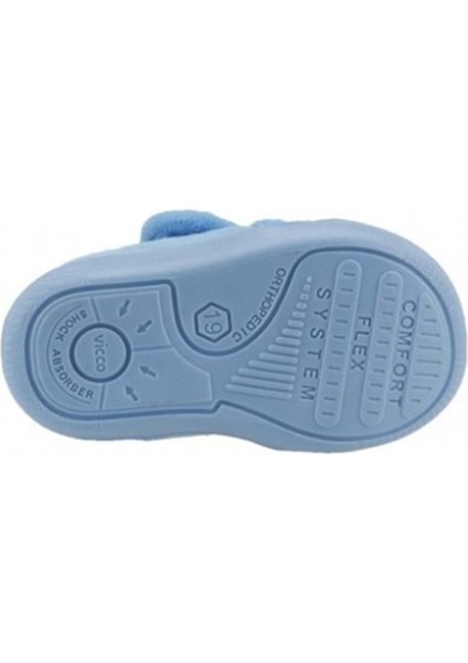 959.P19K.446 Color Kışlık Erkek Çocuk Panduf - Mavi - 26 indirimleri