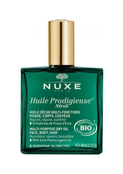 Huile Prodigieuse Neroli Çok Amaçlı Kuru Yağ 100 ml