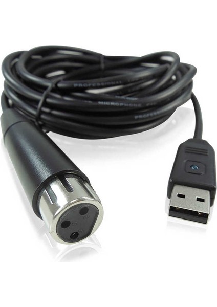 Mıc 2 USB Xlr Conventer Kablo 5 mt